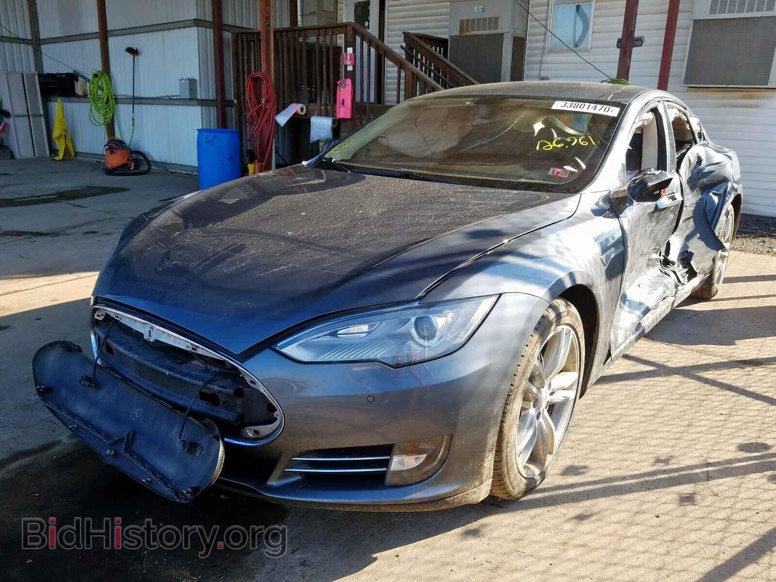 2014 TESLA MODEL S - VIN: 5YJSA1H14EFP32441 - Photo 2