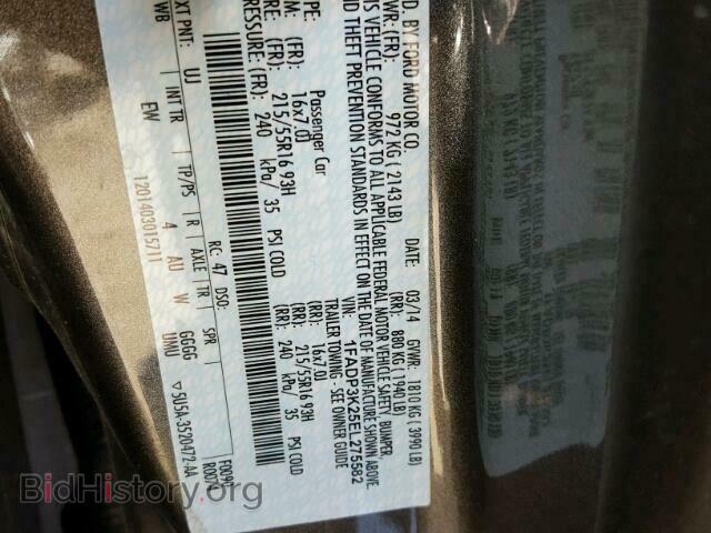 2014 FORD FOCUS - VIN: 1FADP3K25EL275582 - Photo 10