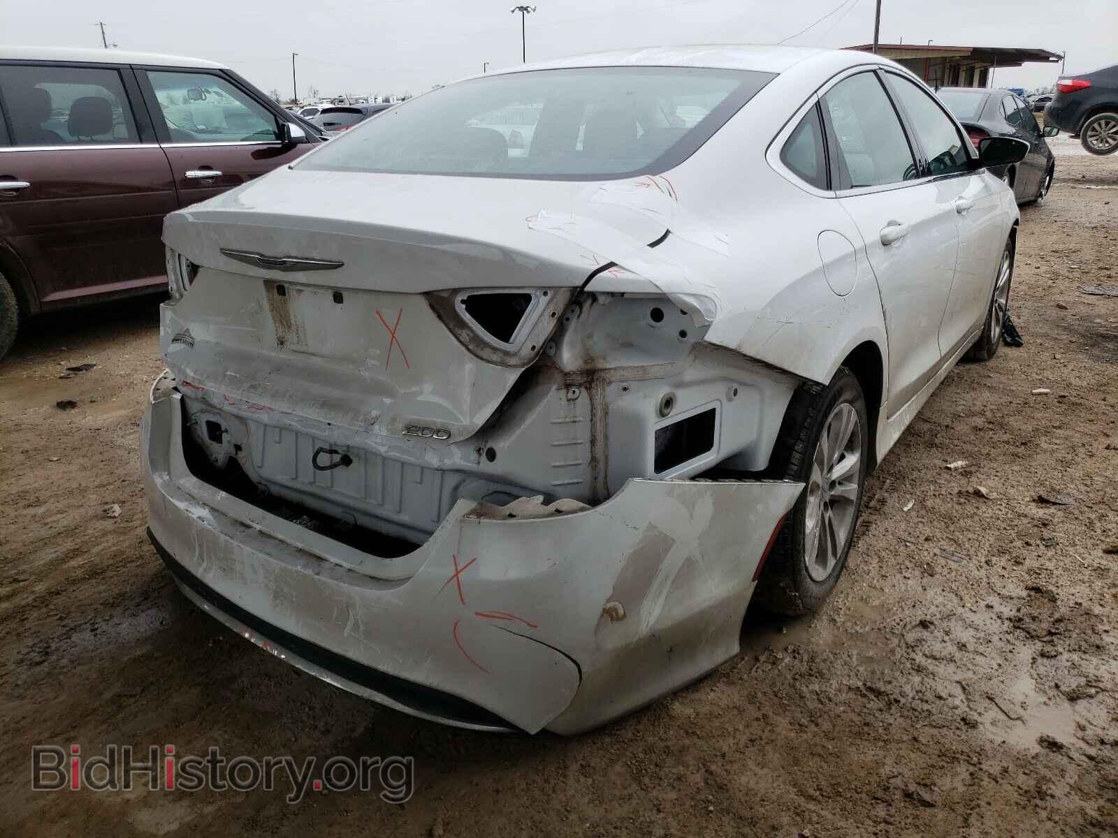 2015 CHRYSLER 200 - VIN: 1C3CCCAB1FN609166 - Фото 4