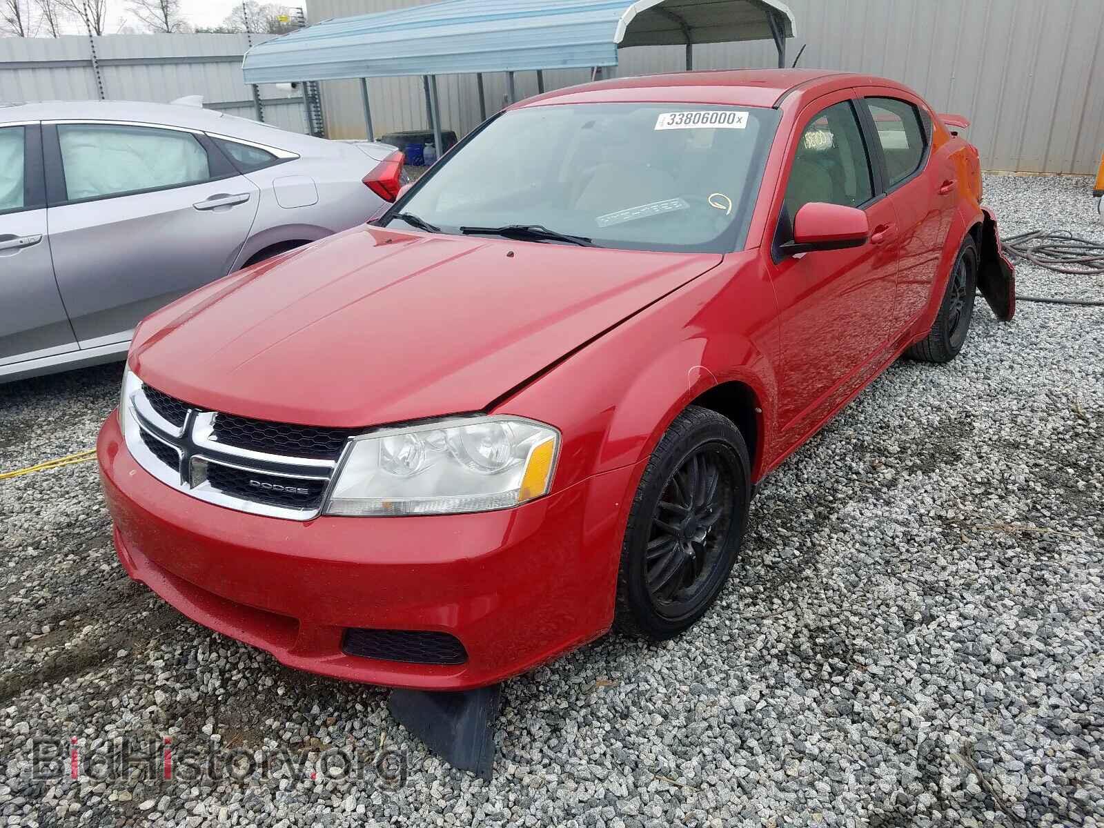2011 DODGE AVENGER - VIN: 1B3BD1FB9BN558934 - Фото 2