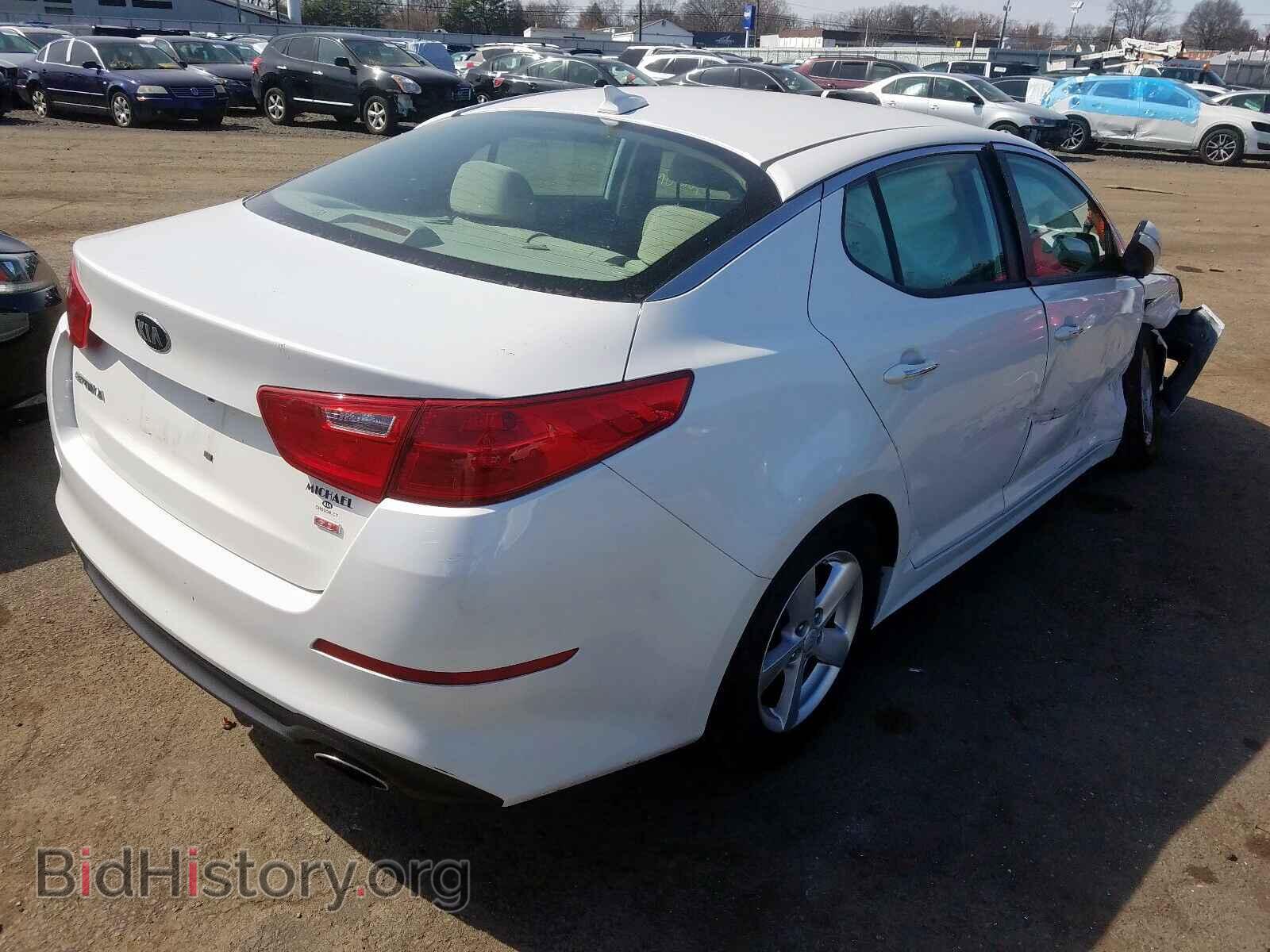 2015 KIA OPTIMA - VIN: KNAGM4A77F5652449 - Photo 4
