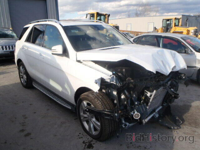 Photo 4JGDA5HB2EA433107 - MERCEDES-BENZ ML350 2014