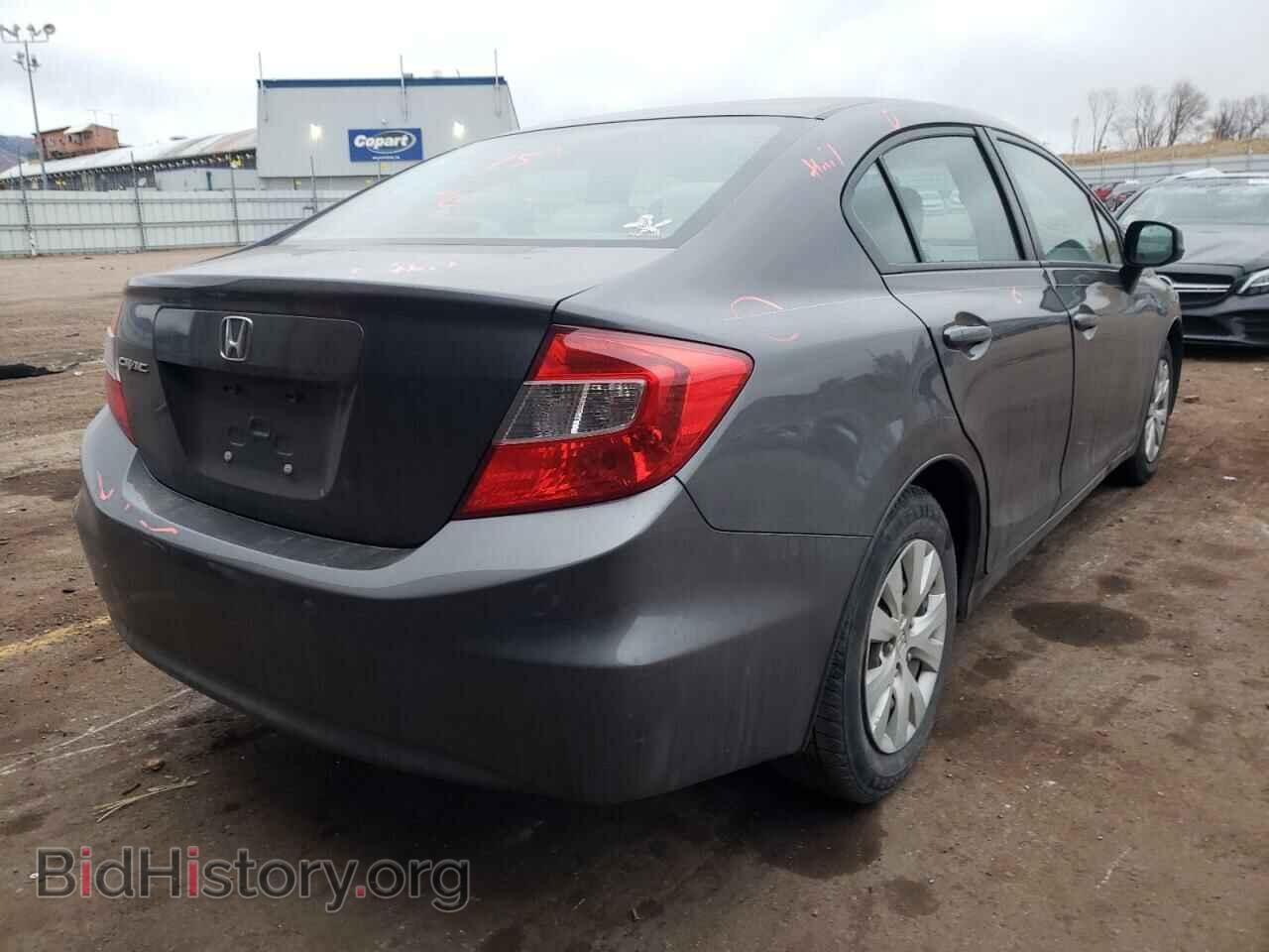 2012 HONDA CIVIC - VIN: 2HGFB2F5XCH577297 - Фото 4