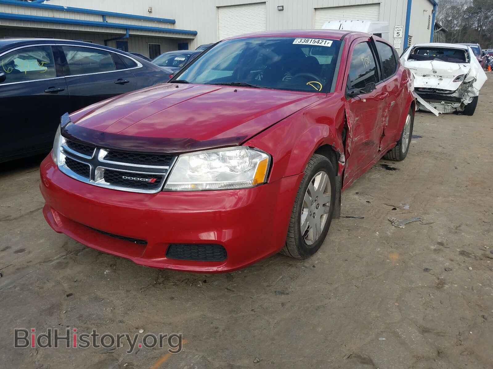 2013 DODGE AVENGER - VIN: 1C3CDZAG7DN771814 - Фото 2