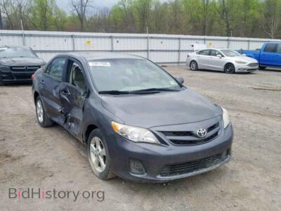 2011 Toyota COROLLA BA, gray — VIN 2T1BU4EE1BC636458, Copart