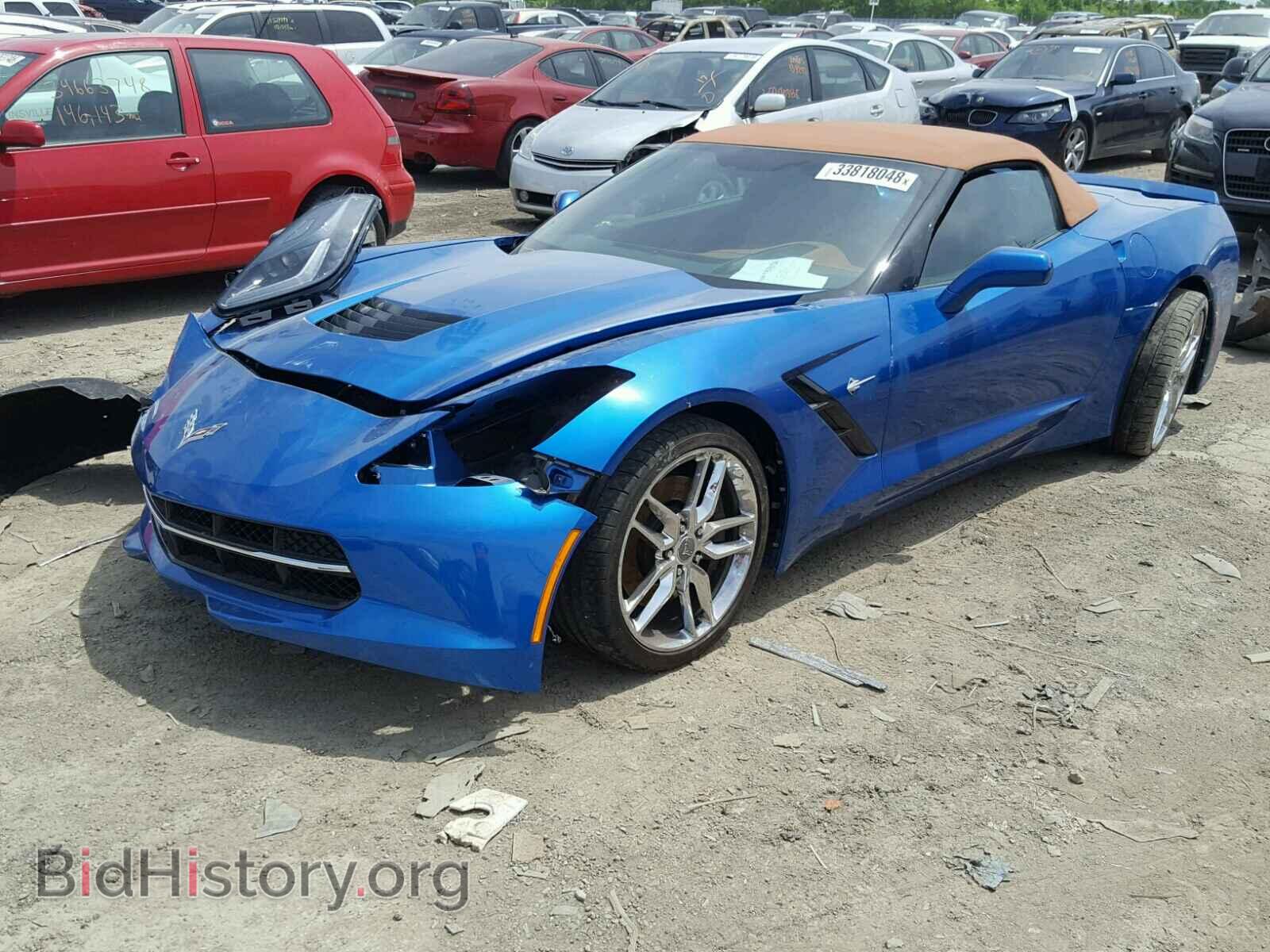 2014 CHEVROLET CORVETTE - VIN: 1G1YM3D73E5107322 - Фото 2