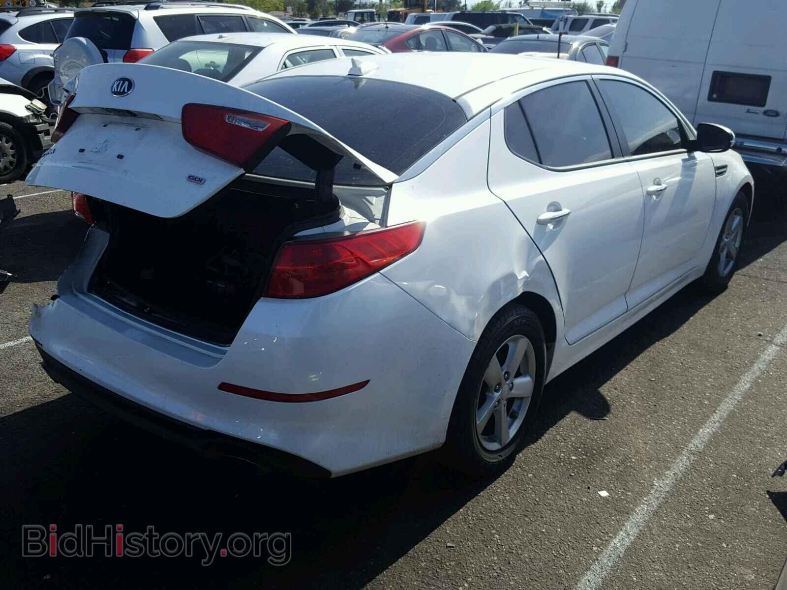 2015 KIA OPTIMA - VIN: KNAGM4A73F5643828 - Фото 4