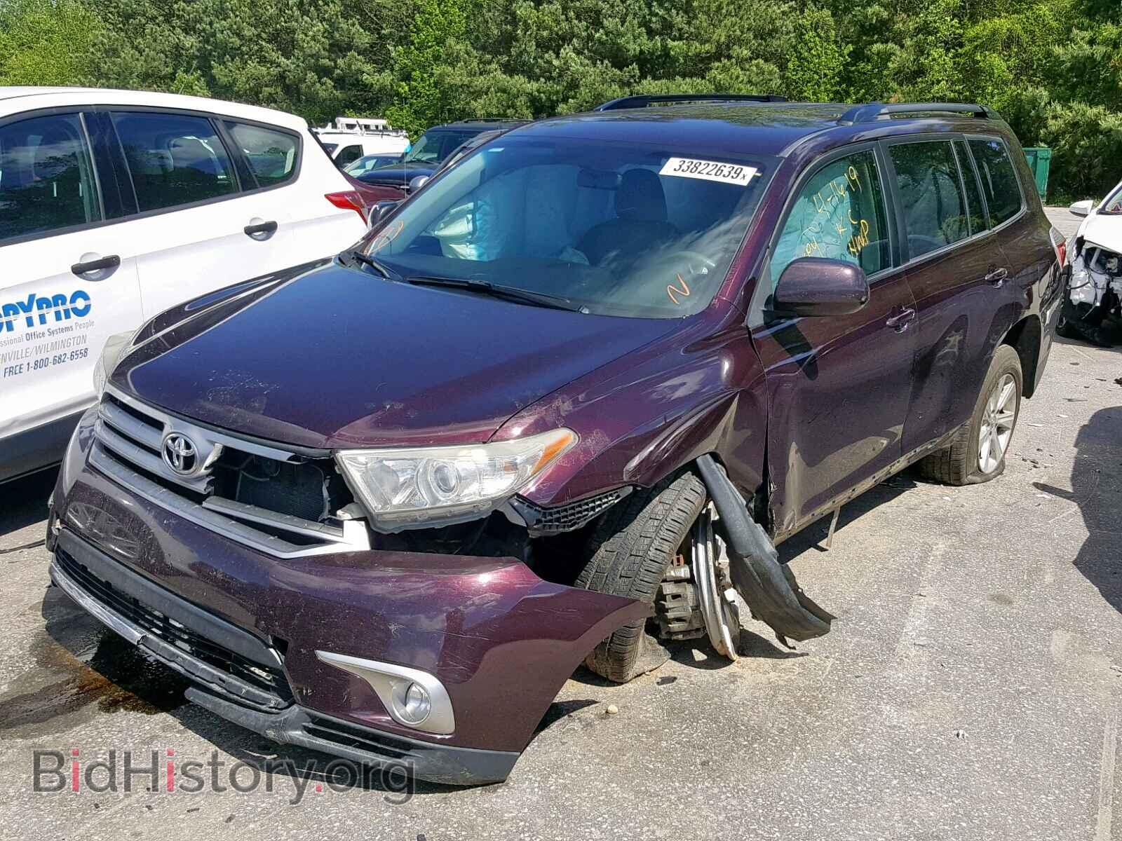 2011 TOYOTA HIGHLANDER - VIN: 5TDBK3EH5BS045857 - Фото 2