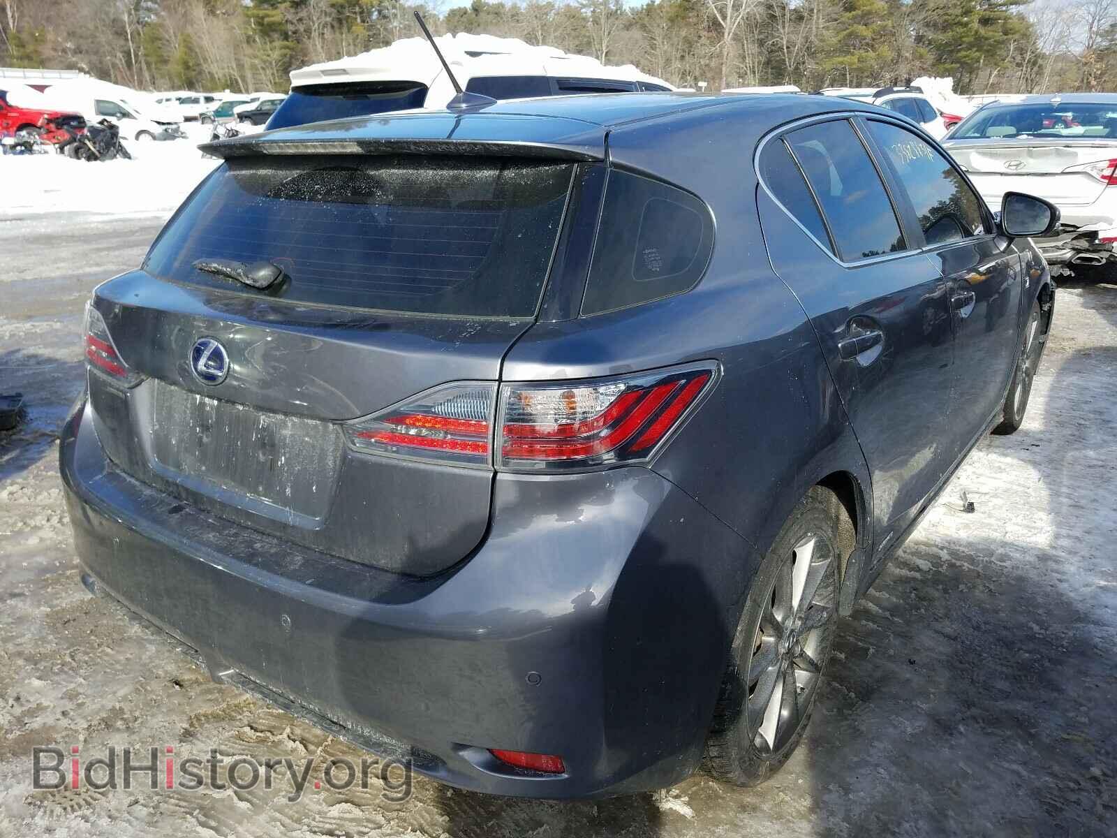 2013 LEXUS CT 200 - VIN: JTHKD5BH5D2156394 - Фото 4