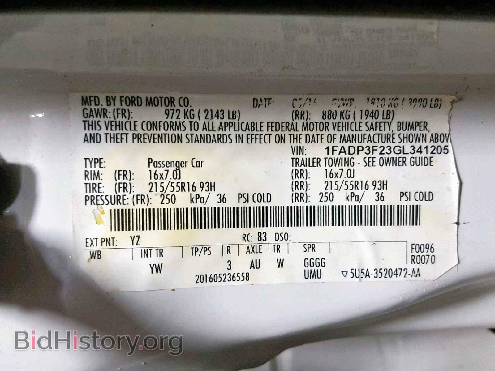 2016 FORD FOCUS SE - VIN: 1FADP3F23GL341205 - Фото 10
