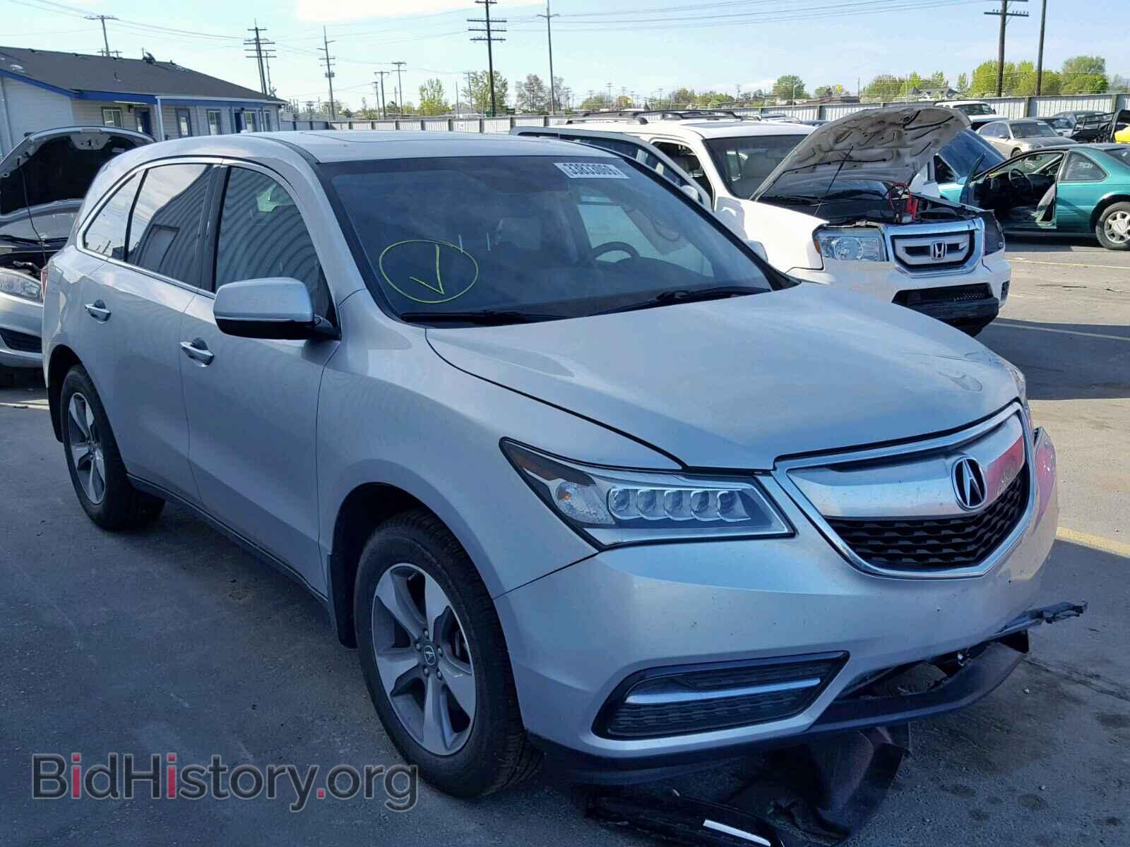 Фотография 5FRYD4H21EB034430 - ACURA MDX 2014