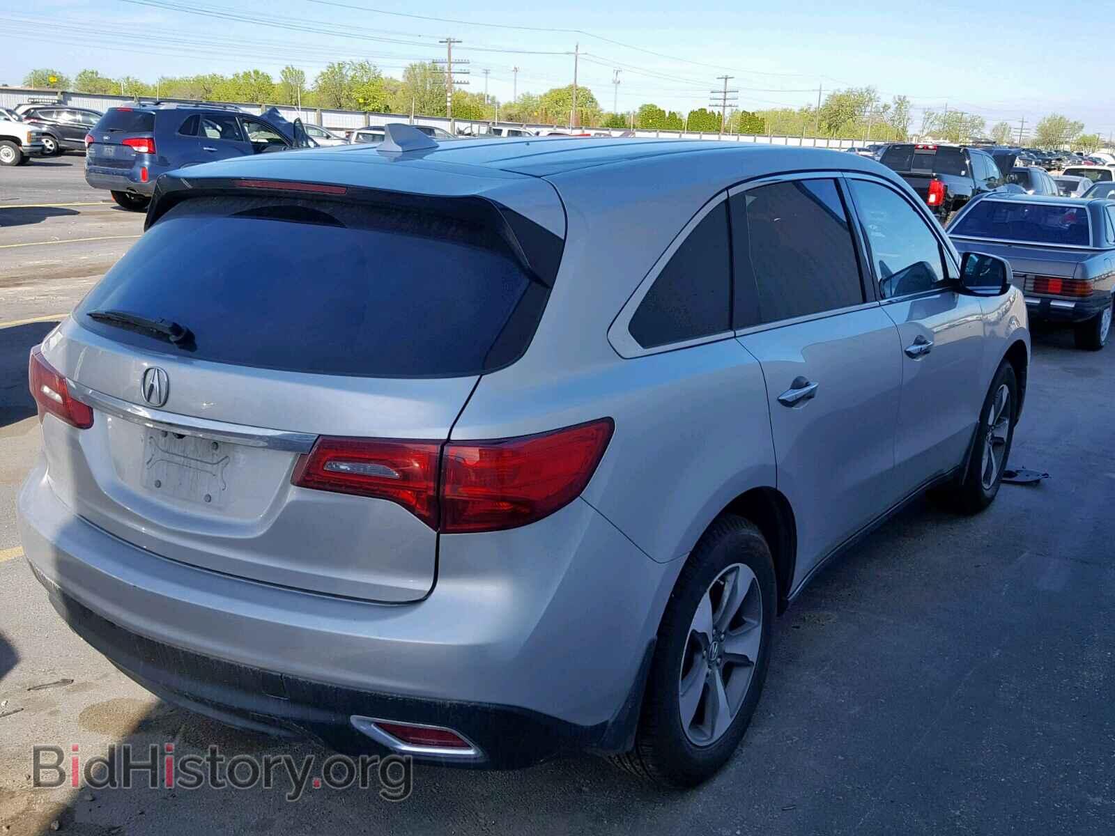 2014 ACURA MDX - VIN: 5FRYD4H21EB034430 - Фото 4