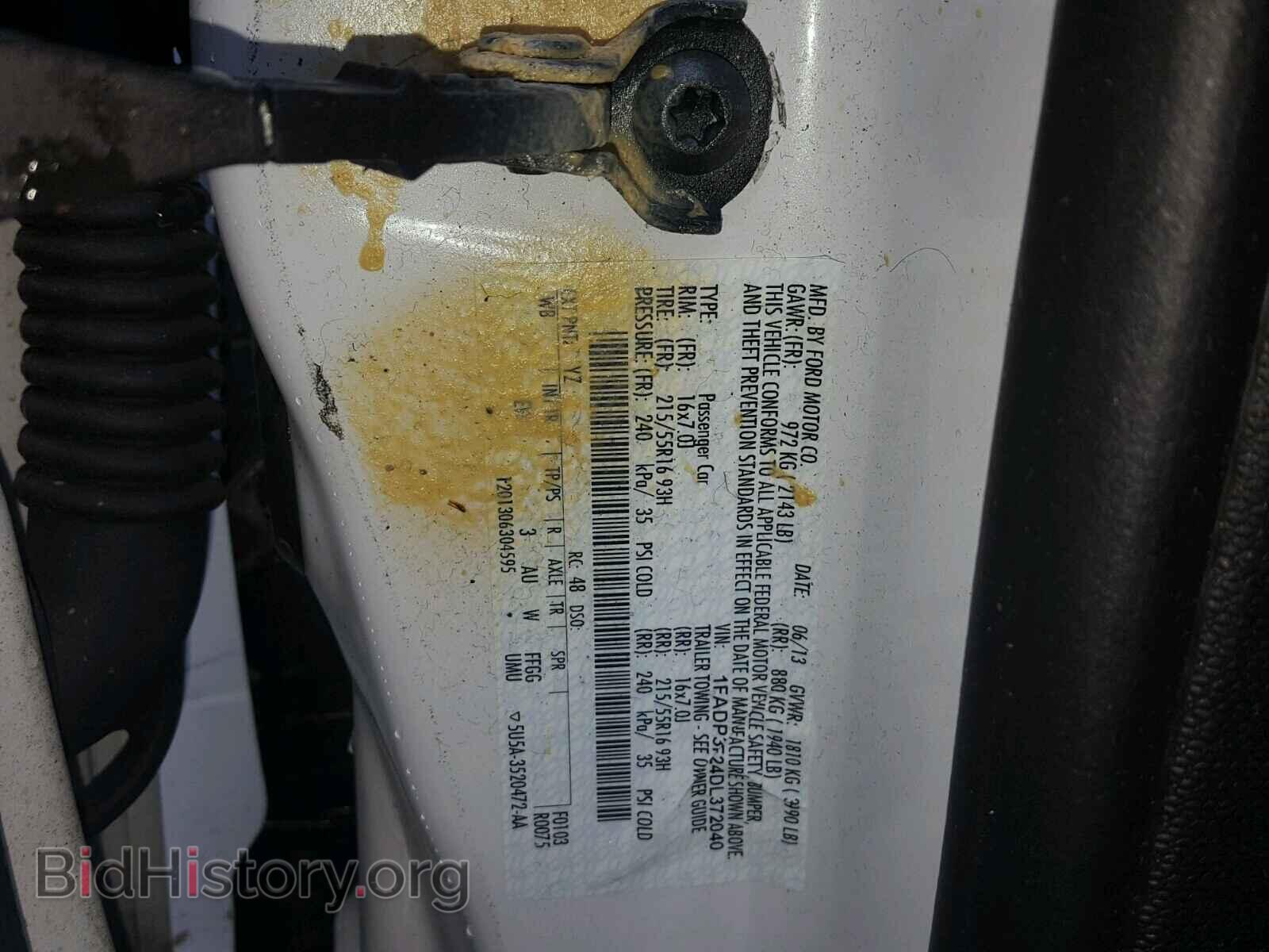 2013 FORD FOCUS - VIN: 1FADP3F24DL372040 - Photo 10