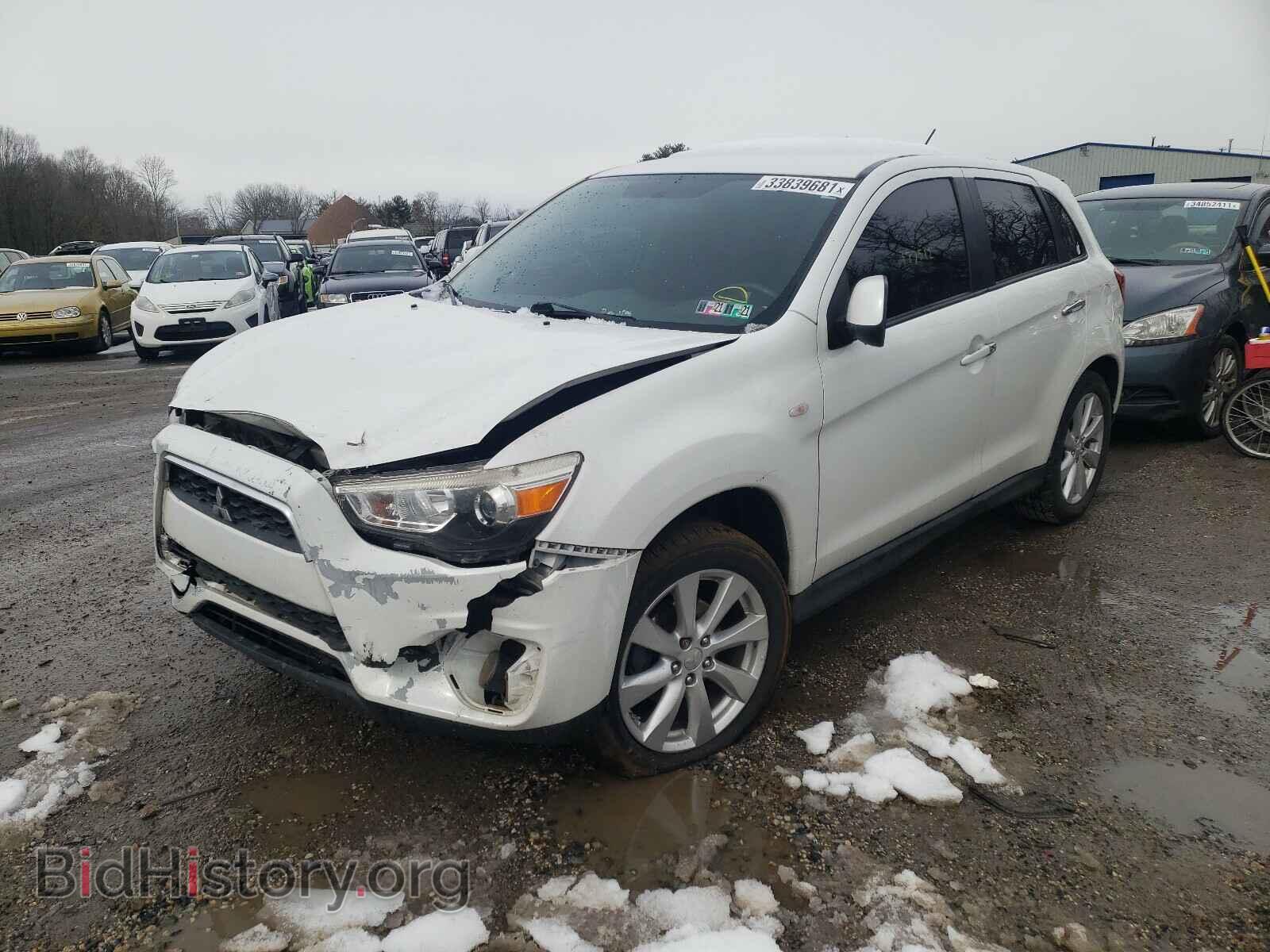 2014 MITSUBISHI OUTLANDER - VIN: 4A4AP3AU9EE027011 - Фото 2