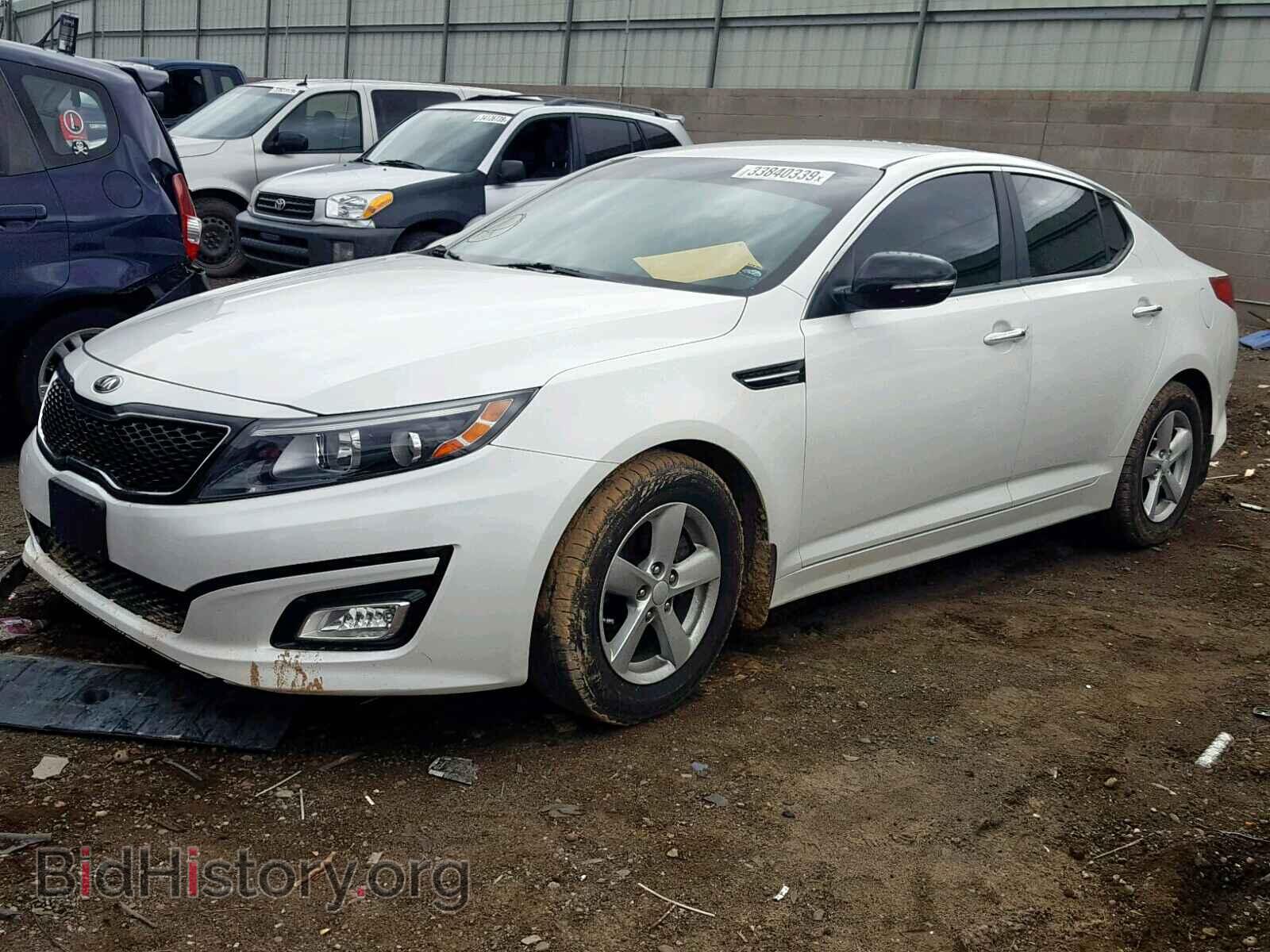 2015 KIA OPTIMA LX - VIN: KNAGM4A77F5649437 - Фото 2