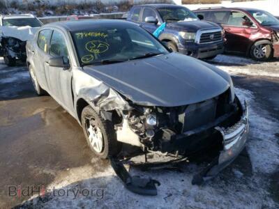 2012 Dodge AVENGER Avenger SE, серый — VIN 1C3CDZABXCN110555, Copart