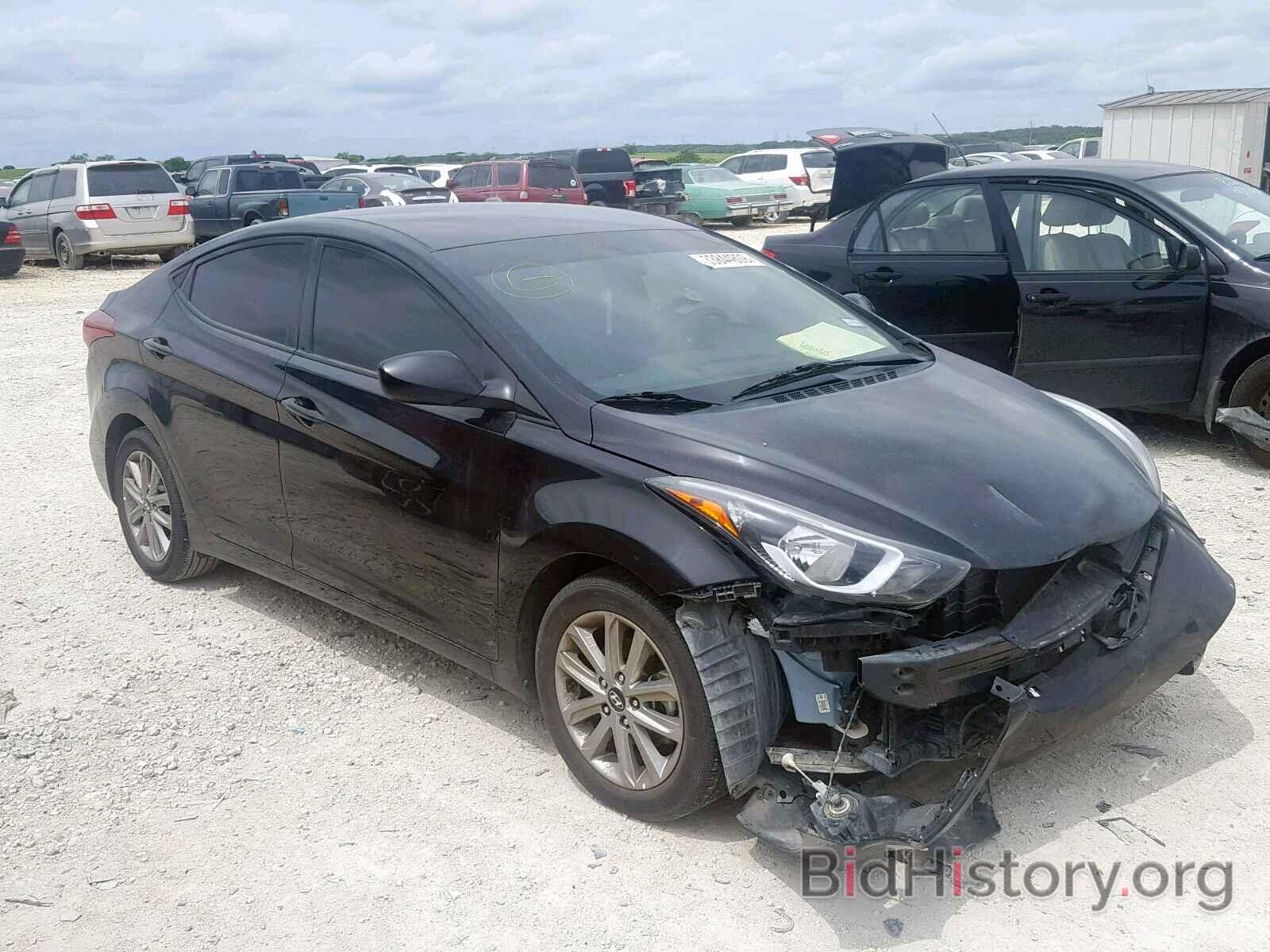 Photo 5NPDH4AE5GH708236 - HYUNDAI ELANTRA 2016