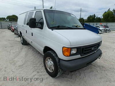 2007 Ford ECONOLINE, white — VIN 1FTSS34L37DB37252, Copart