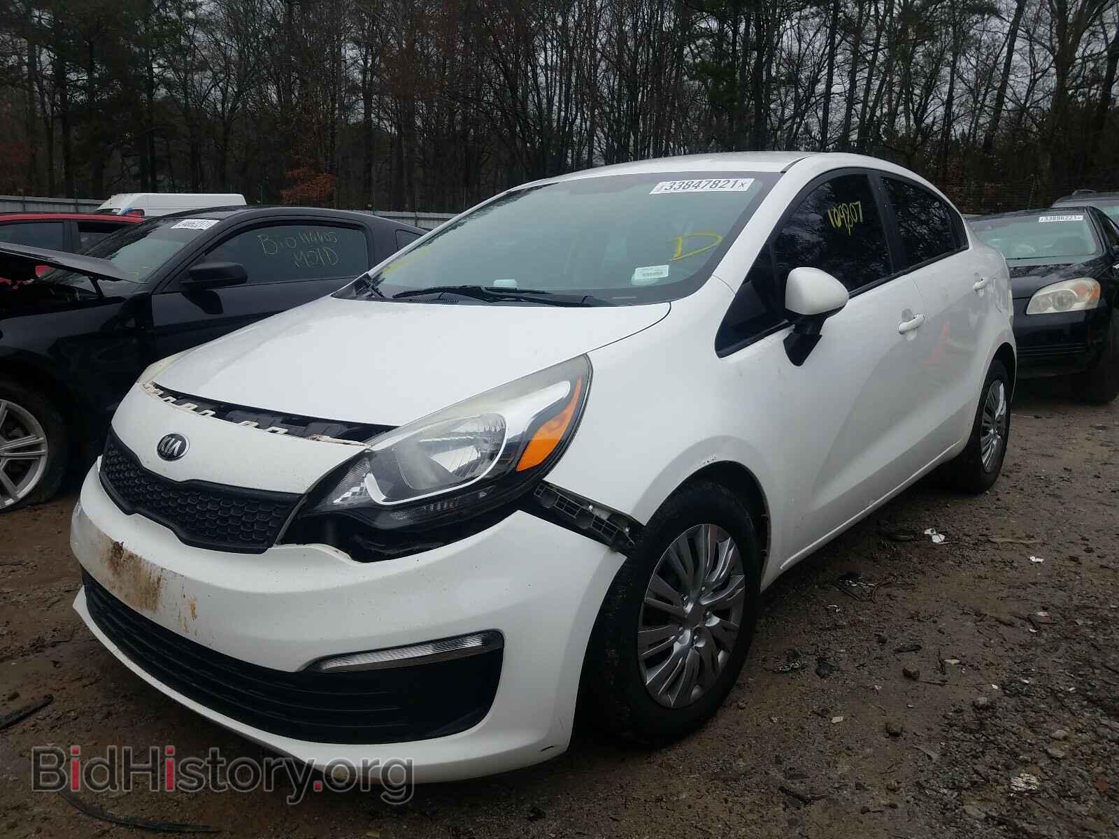 2016 KIA RIO - VIN: KNADM4A38G6562853 - Фото 2