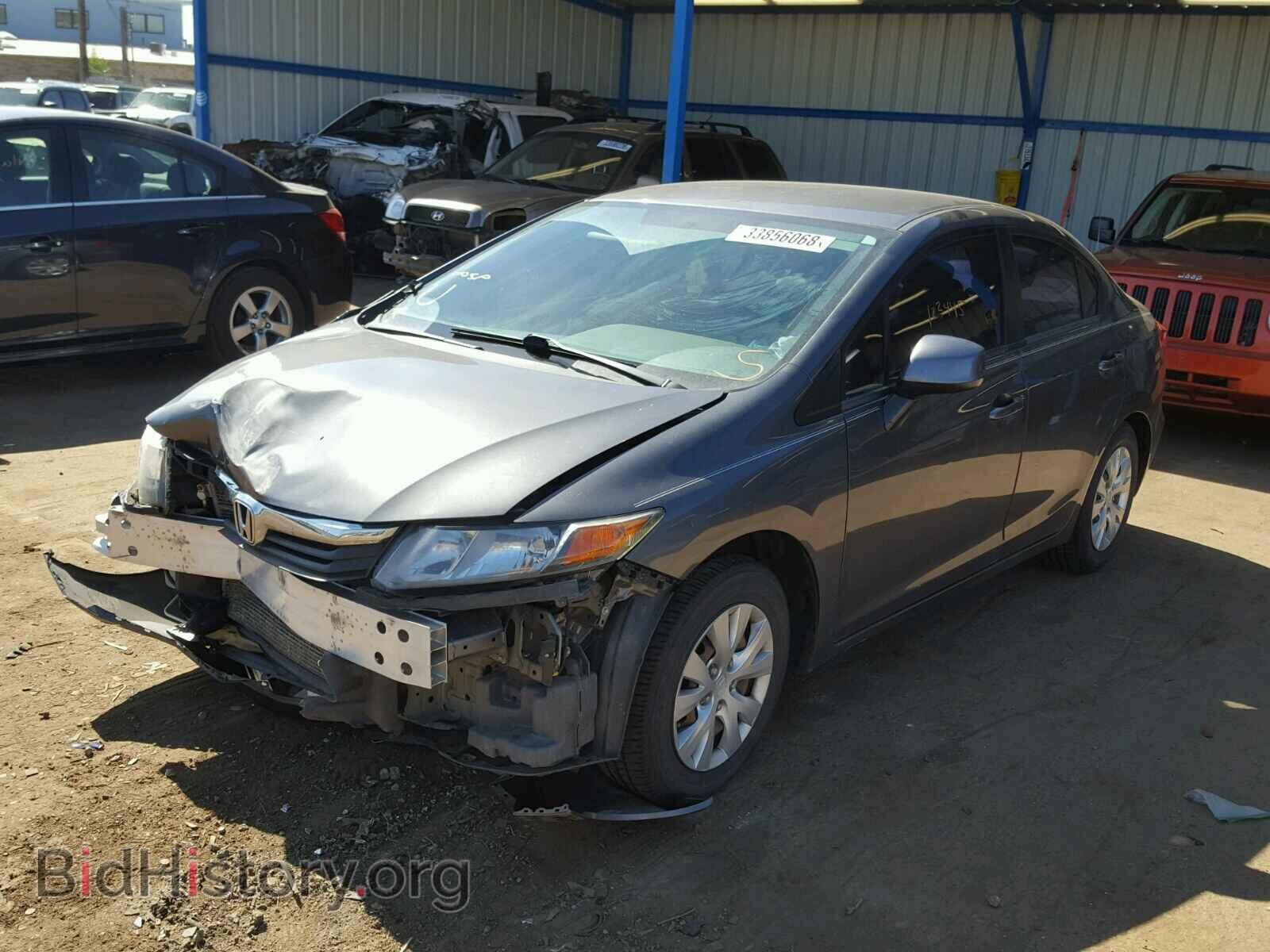2012 HONDA CIVIC LX - VIN: 19XFB2F50CE022191 - Фото 2