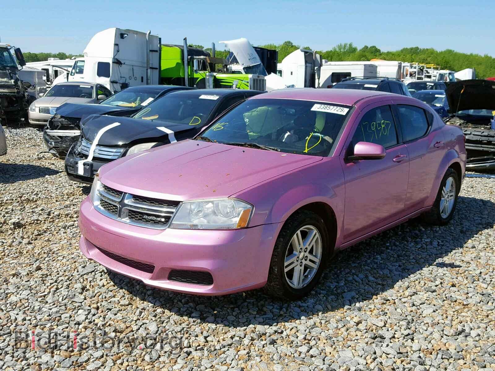 2012 DODGE AVENGER - VIN: 1C3CDZCB4CN194630 - Фото 2