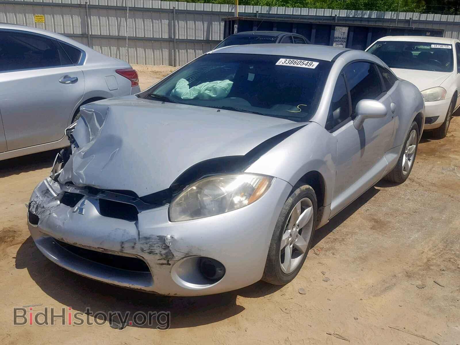 2006 MITSUBISHI ECLIPSE - VIN: 4A3AK24F36E007705 - Фото 2