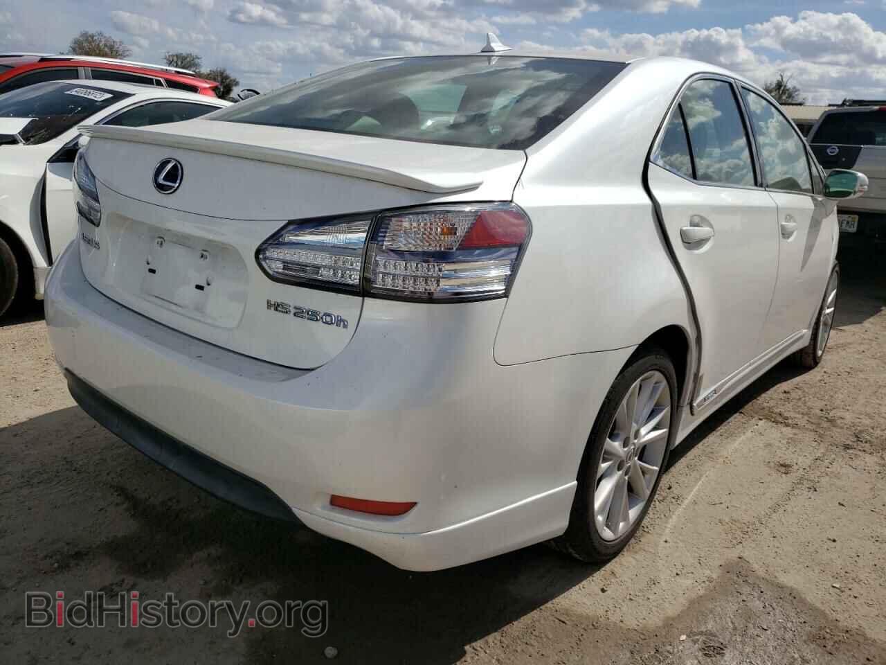 2010 LEXUS HS - VIN: JTHBB1BA1A2005503 - Фото 4
