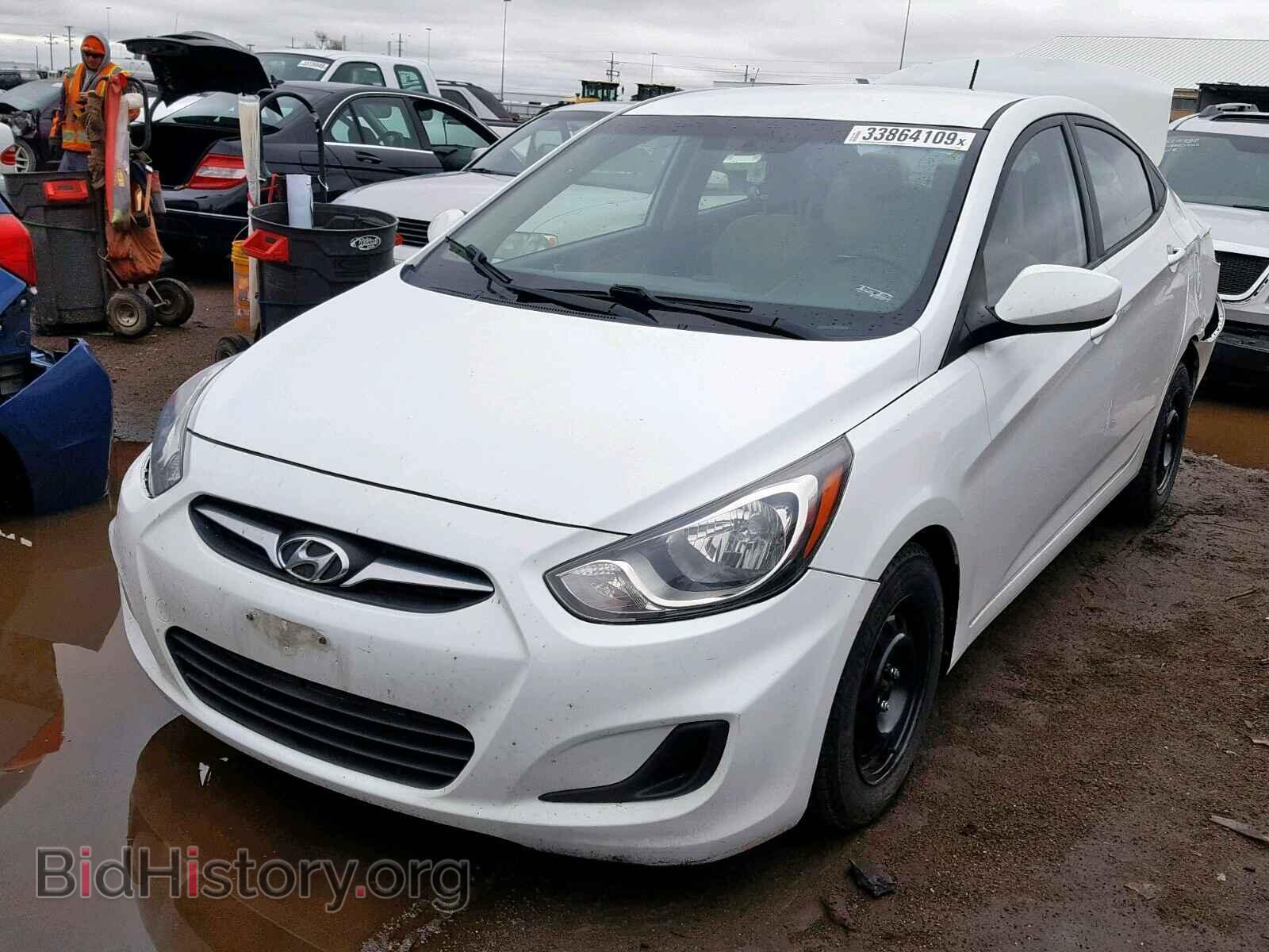 2013 HYUNDAI ACCENT - VIN: KMHCT4AE4DU529645 - Фото 2