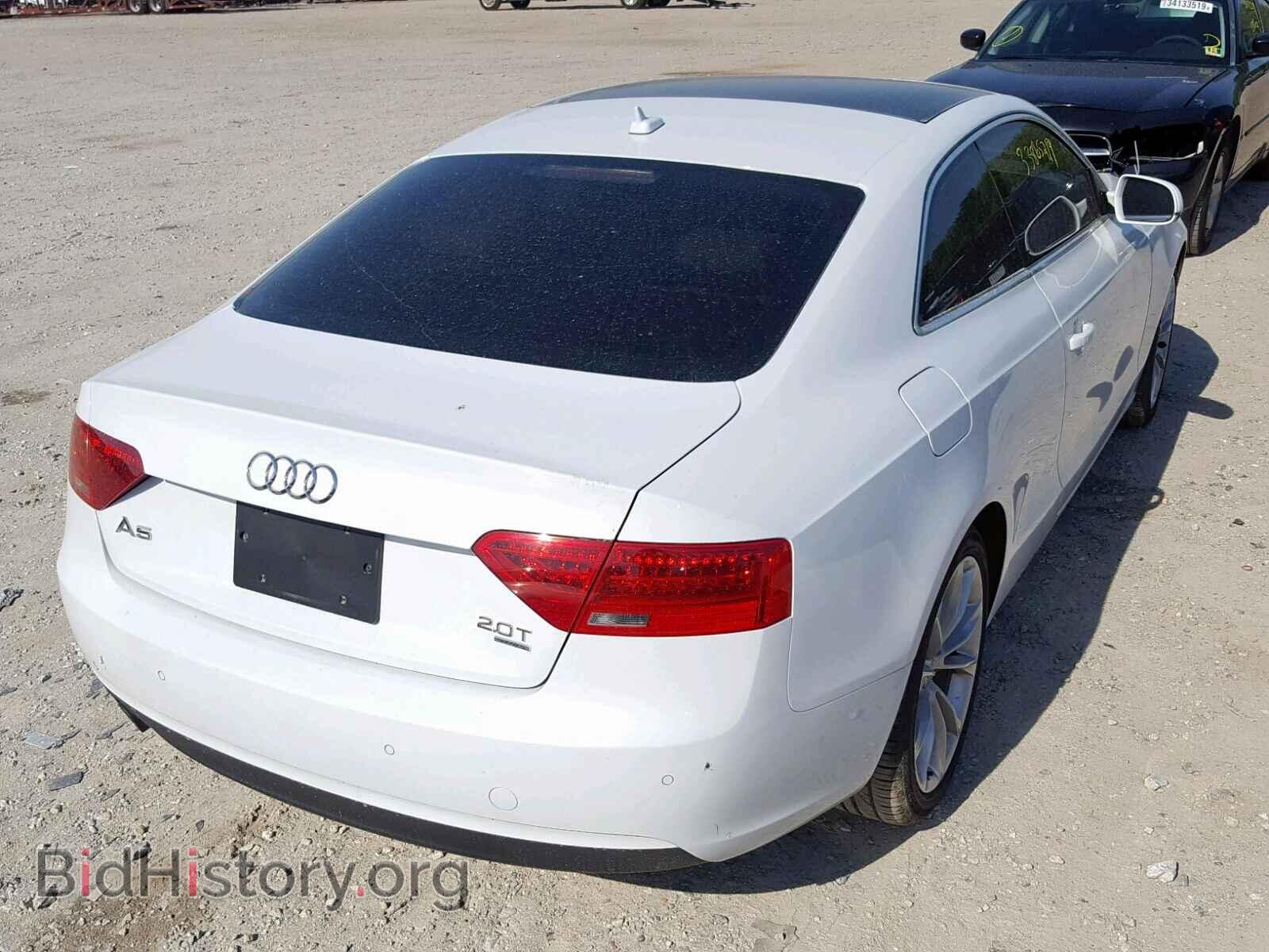 2013 AUDI A5 PREMIUM - VIN: WAULFAFR7DA079297 - Photo 4