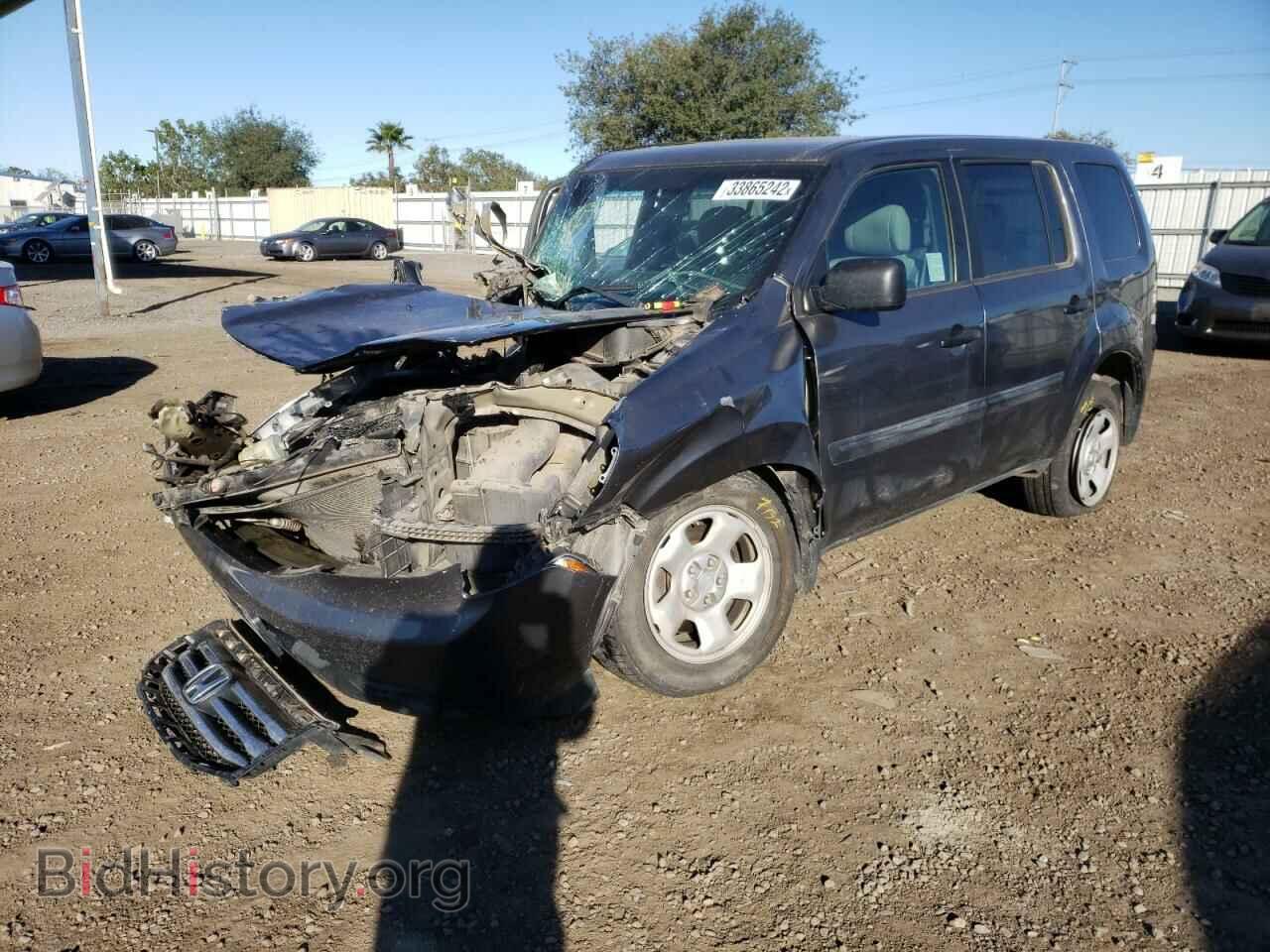 2013 HONDA PILOT - VIN: 5FNYF4H22DB025472 - Фото 2