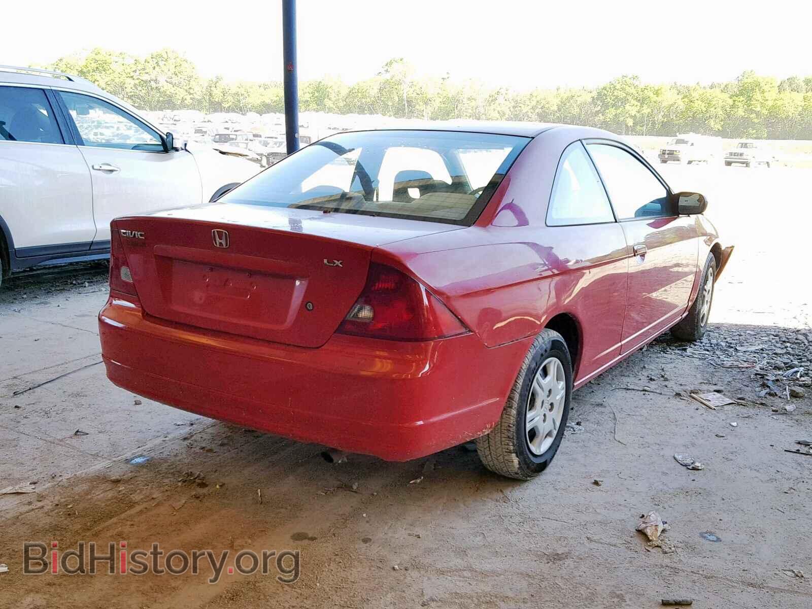 2002 HONDA CIVIC LX - VIN: 1HGEM22592L081663 - Фото 4