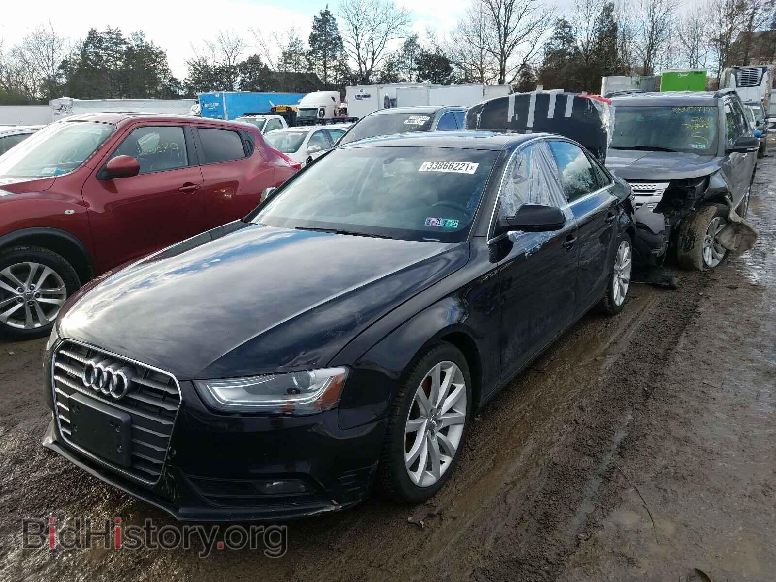 2013 AUDI A4 - VIN: WAUFFAFL4DN018166 - Фото 2