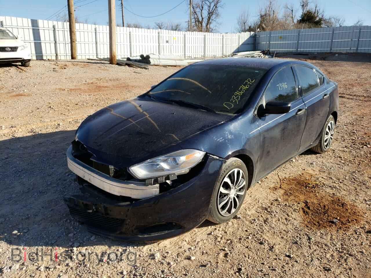 2013 DODGE DART - VIN: 1C3CDFAA2DD325022 - Фото 2