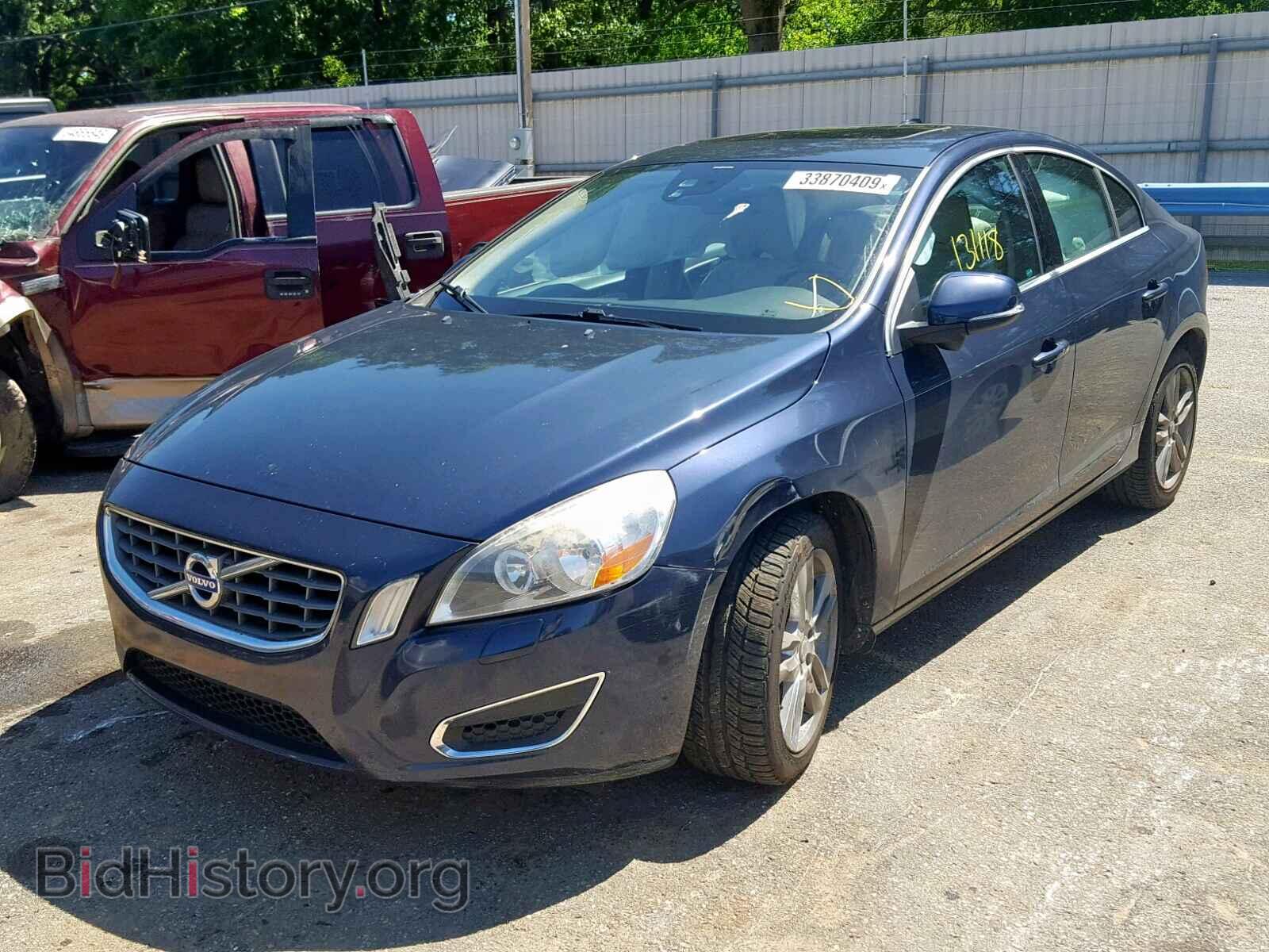 2013 VOLVO S60 - VIN: YV1612FS8D2193384 - Фото 2