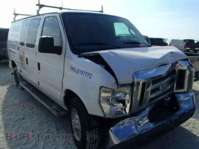 2008 Ford ECONOLINE, белый — VIN 1FTNE24W48DB03377, Copart