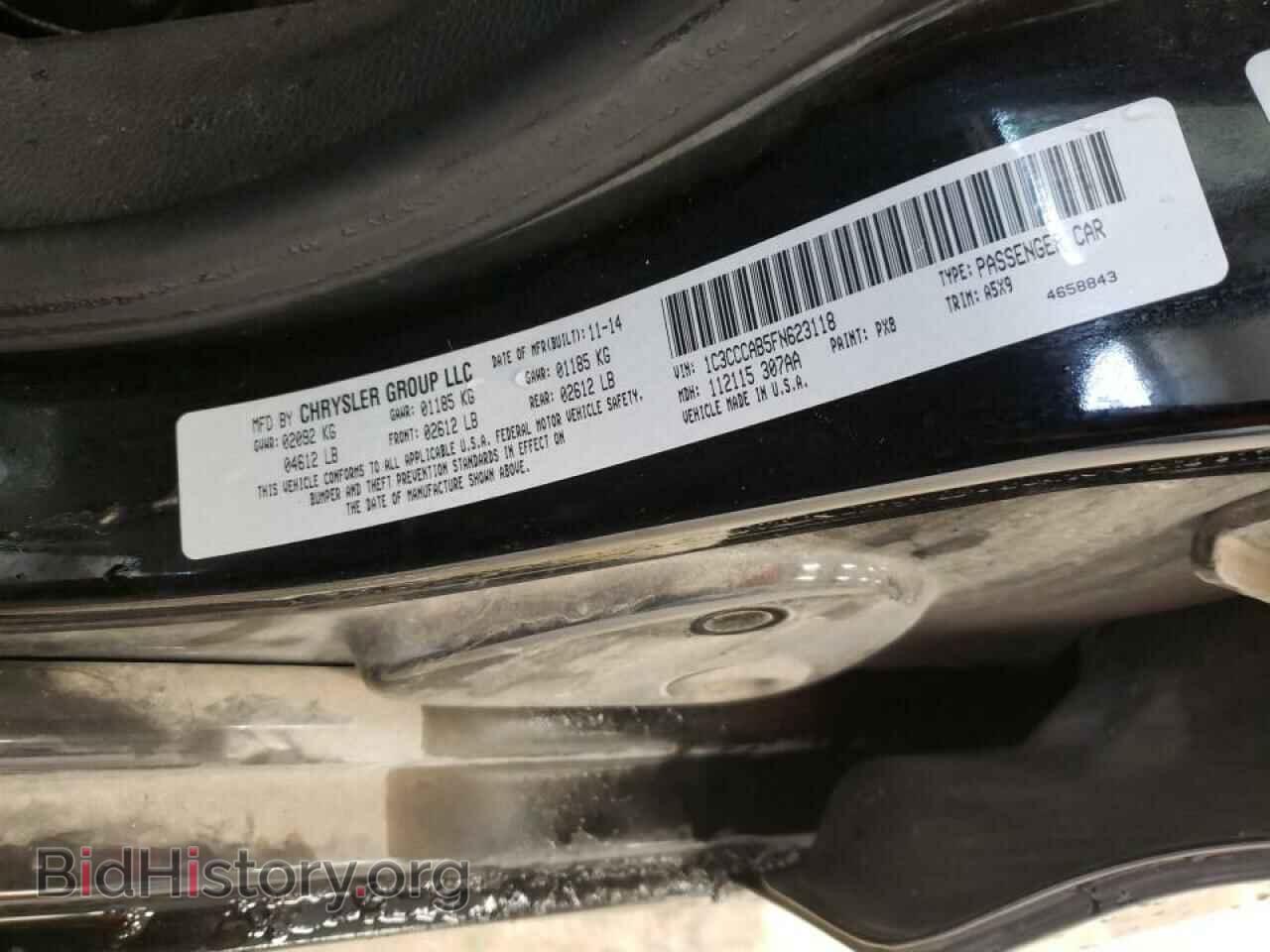 2015 CHRYSLER 200 - VIN: 1C3CCCAB5FN623118 - Фото 10