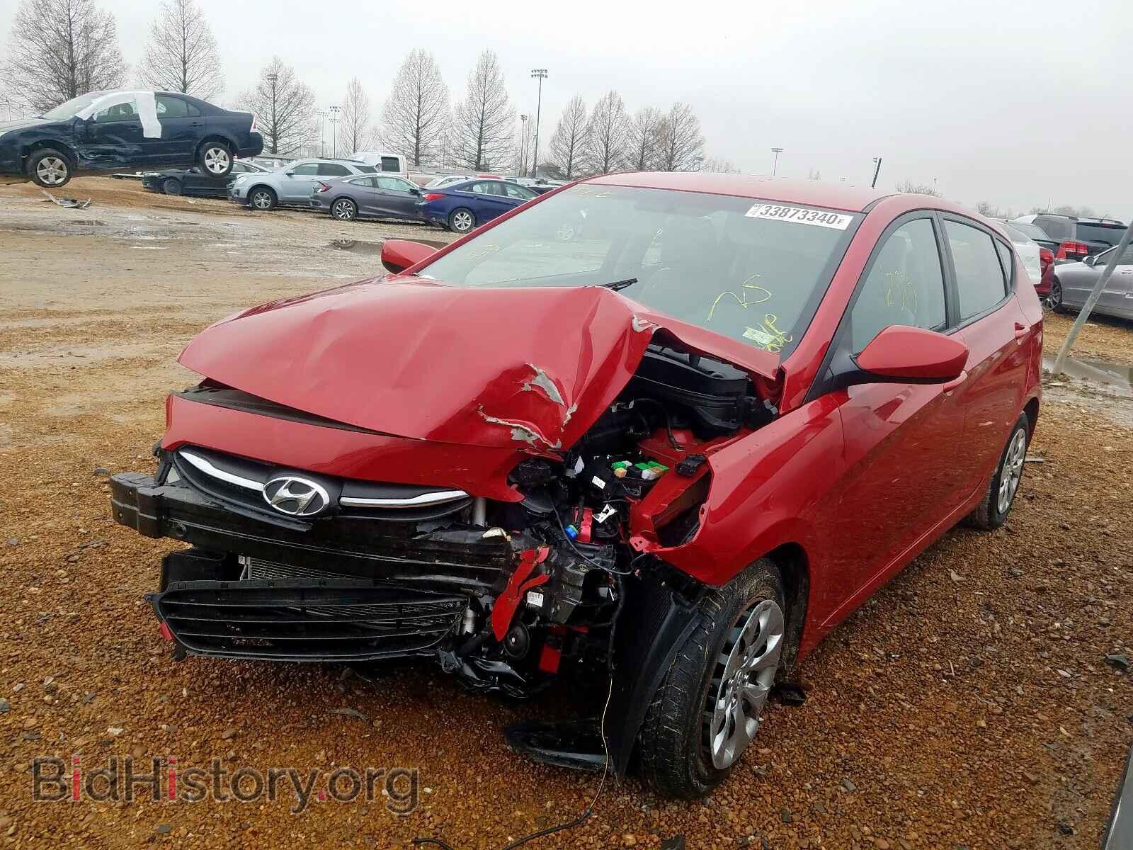 2017 HYUNDAI ACCENT - VIN: KMHCT5AEXHU349999 - Фото 2