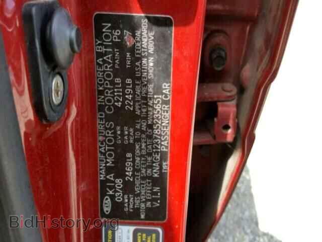 2008 KIA OPTIMA - VIN: KNAGE123785235651 - Фото 10