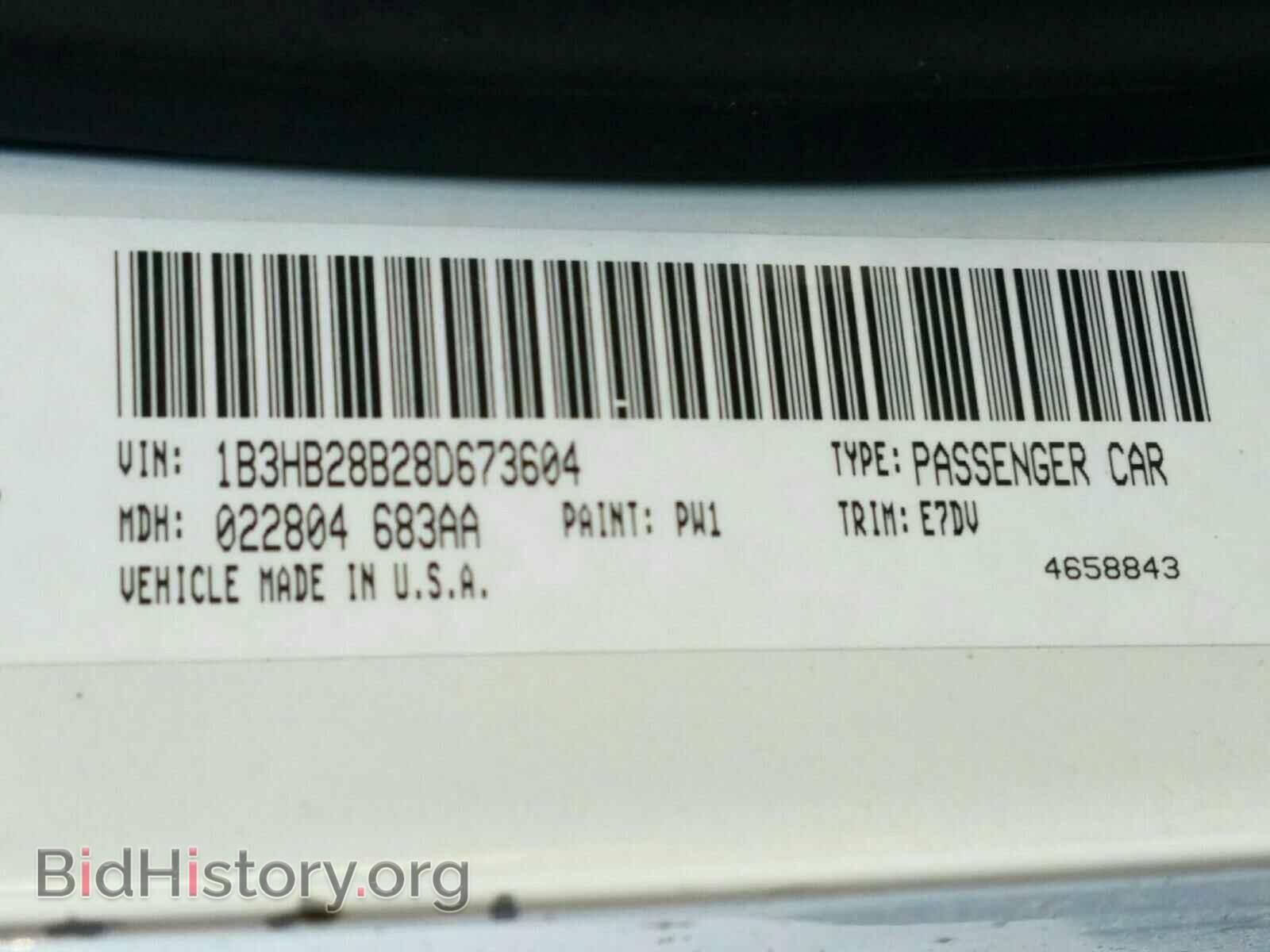 2008 DODGE CALIBER - VIN: 1B3HB28B28D673604 - Фото 10