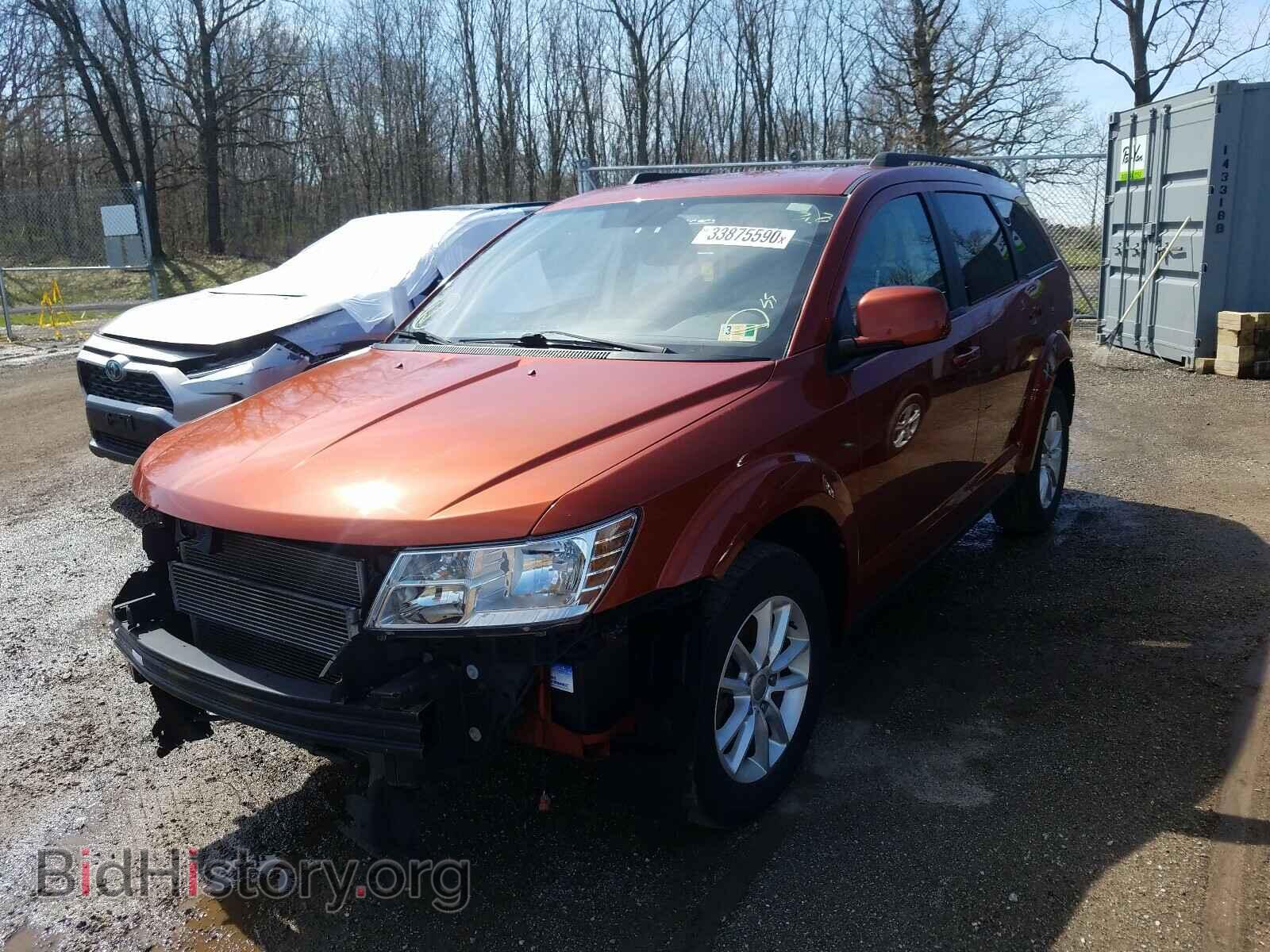 2014 DODGE JOURNEY - VIN: 3C4PDCBB9ET140917 - Фото 2