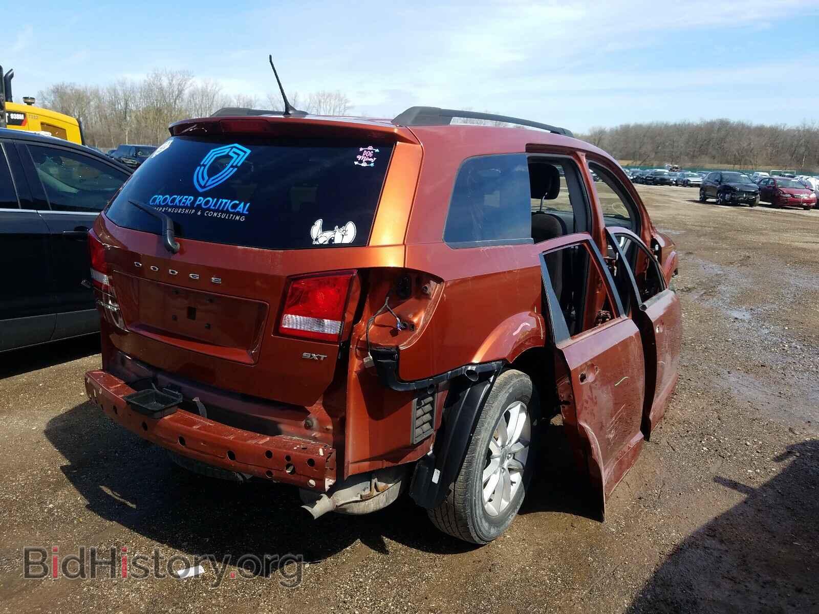 2014 DODGE JOURNEY - VIN: 3C4PDCBB9ET140917 - Фото 4