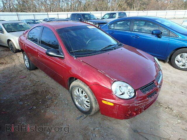 Фотография 1B3ES56C54D526249 - DODGE NEON 2004