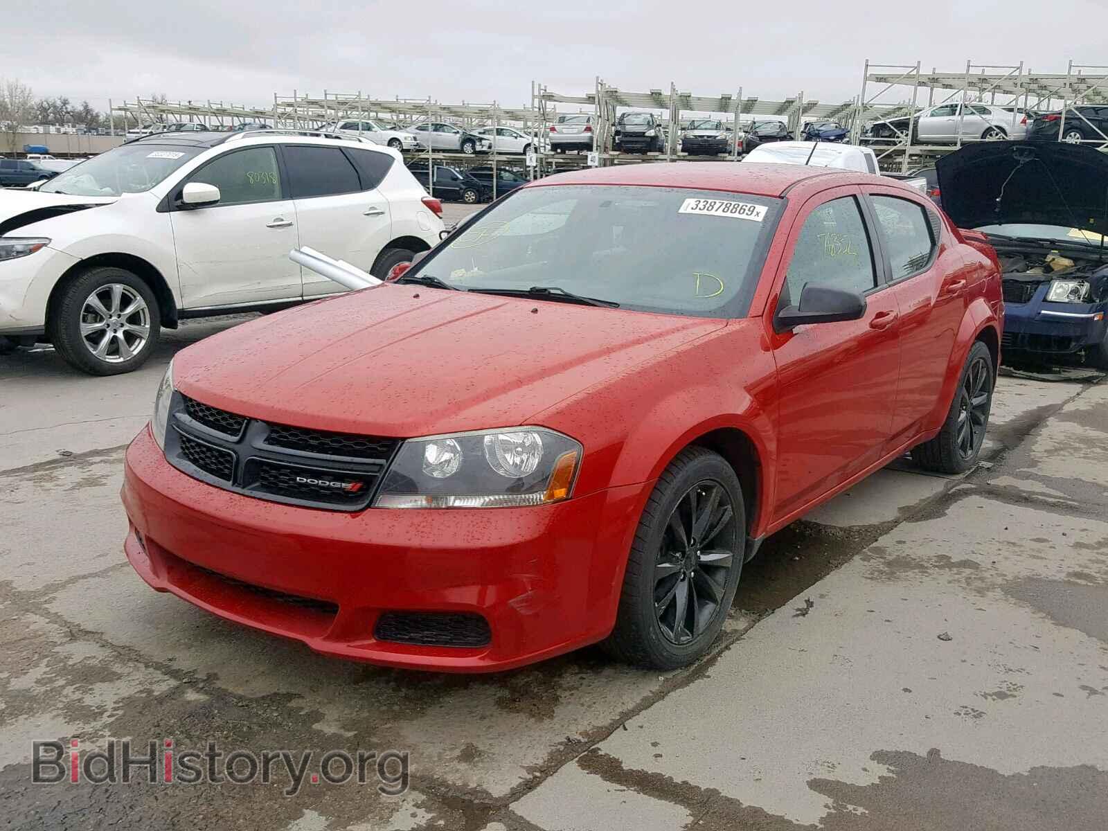 2014 DODGE AVENGER - VIN: 1C3CDZAG0EN153817 - Фото 2