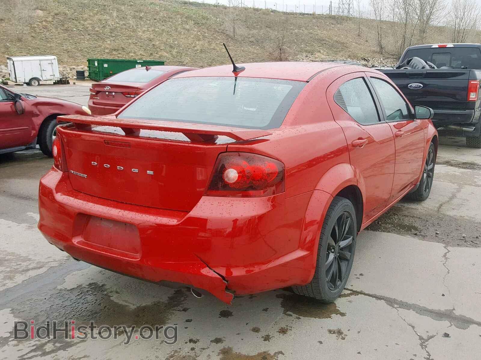 2014 DODGE AVENGER - VIN: 1C3CDZAG0EN153817 - Фото 4