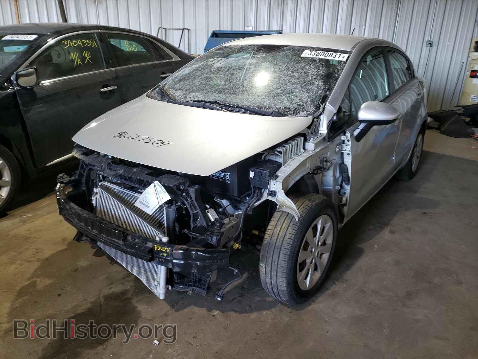 2014 KIA RIO - VIN: KNADM4A3XE6414135 - Фото 2