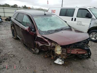 2010 Ford EDGE Edge Limit, maroon — VIN 2FMDK4KC2ABA69794, Copart