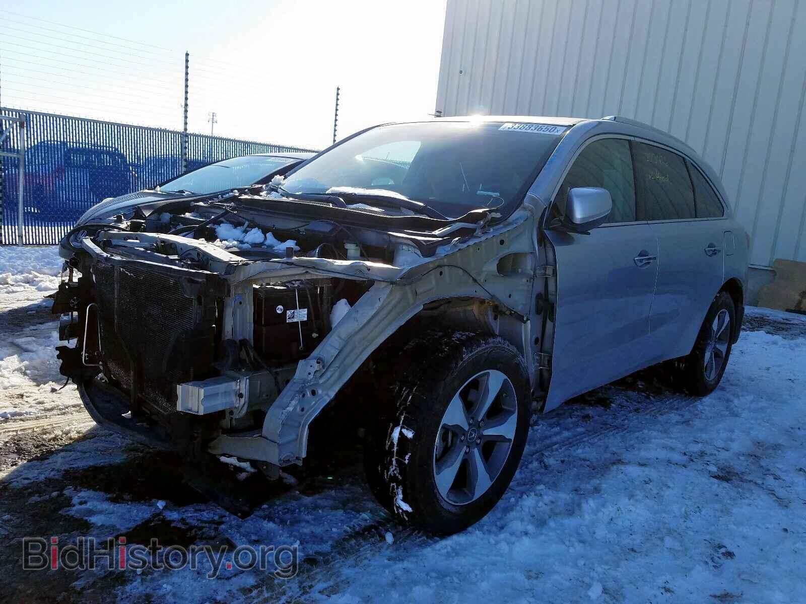 2014 ACURA MDX - VIN: 5FRYD4H23EB505641 - Фото 2
