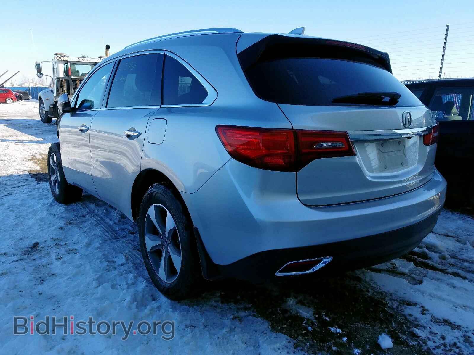 2014 ACURA MDX - VIN: 5FRYD4H23EB505641 - Фото 3