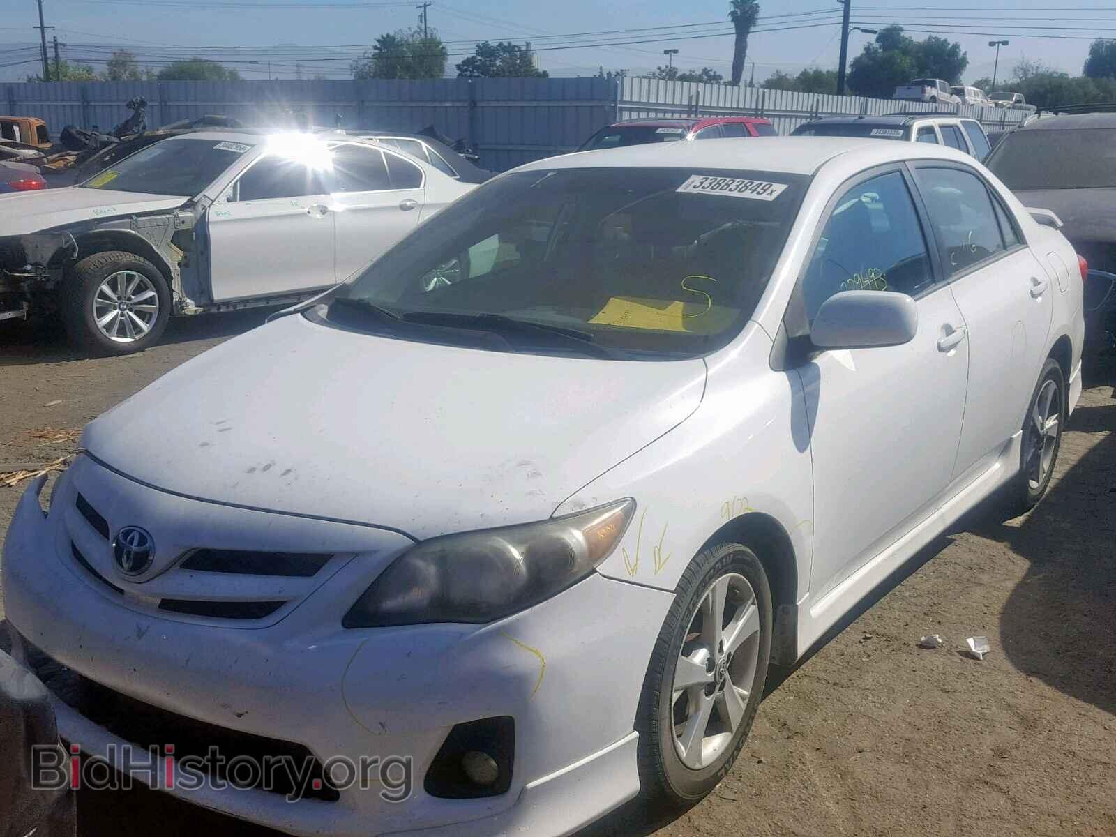 2011 TOYOTA COROLLA BA - VIN: 2T1BU4EE6BC681184 - Фото 2