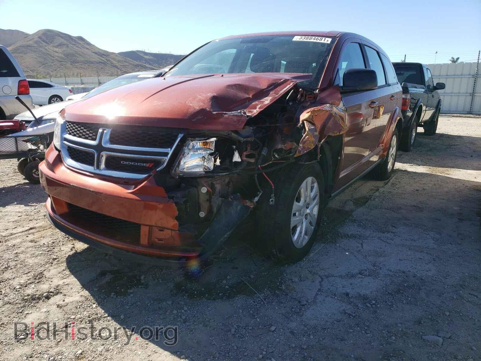 2014 DODGE JOURNEY - VIN: 3C4PDCAB5ET221978 - Фото 2
